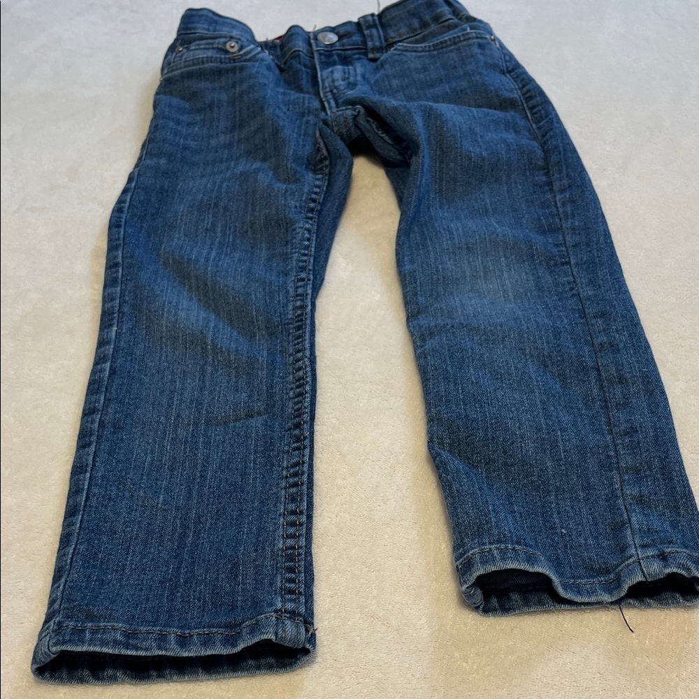 Levi’s 511 Slim Fit Boys Jeans Size 5 Regular Blue Denim Adjustable Waist